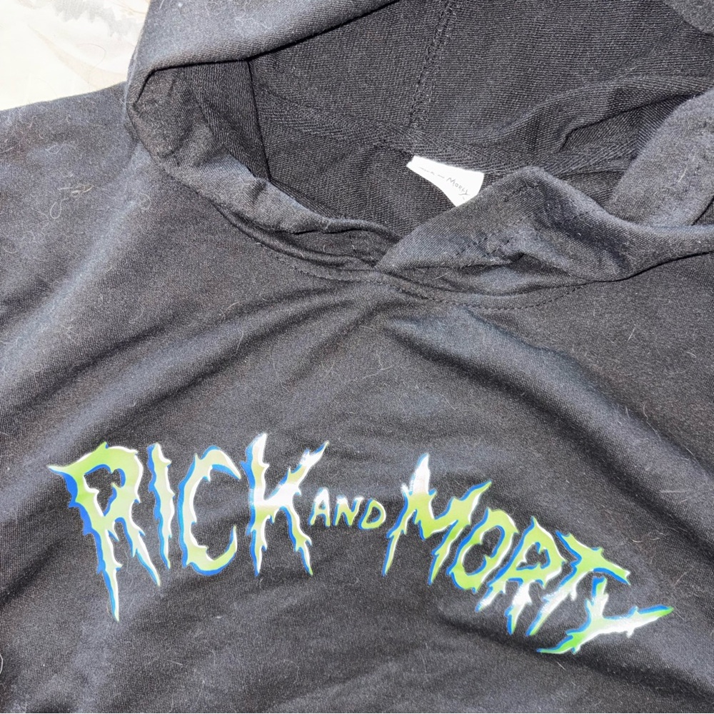 NWOT Rick and Morty Hooded Sweatshirt